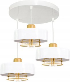 Csillár mennyezeti lámpa lógó Loft fehér arany mennyezeti lámpa asztal felett