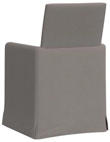 Étkező Székek 2 pcs Tópszínű 57 x 67 x 95 cm szövet