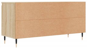 sonoma tölgyszínű szerelt fa TV-szekrény 104x35x50 cm