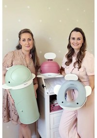 Zöld műanyag szemetes pelenkákhoz 25 l Whale – Kindsgut