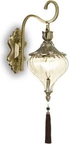 IDEAL LUX 115962 HAREM Kristály Fali Lámpa E27 IP20