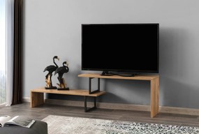 TV asztal/szekrény Ornelia (fekete + fenyő). 1072074