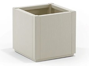 STEFANPLAST Virágcserép ETHICA téglalap alakú, fehér