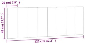 fekete bársony fejtámla párna 120 cm