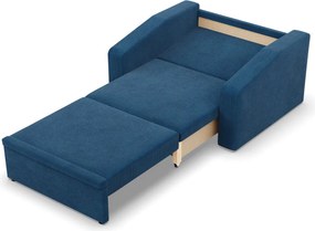 Vertico fekvőfotel, 90 cm széles, kordbársony, kék