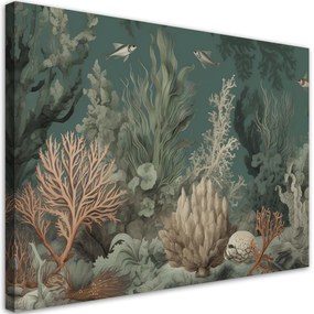 Gario Vászonkép Korallok és halak Méret: 60 x 40 cm