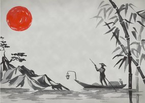 Kép - Fuji-hegy (70x50 cm)
