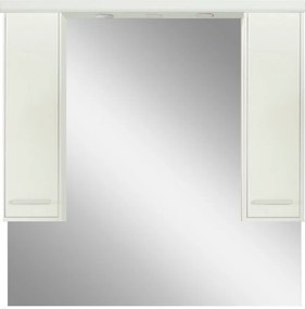 Nerva 105 cm-es tükrös felsőszekrény fehér