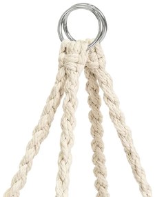 Bézs KOLUMBIA függőfotel fekete állvánnyal