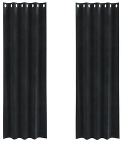 Sötétítő Függönyök Személygéppel 2 db Fekete bársony