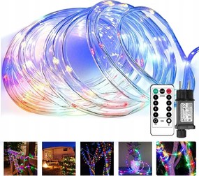 Girland Erkély Lámpa Drót 300LED Többszínű Fények Damil Fény