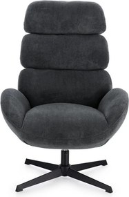 Fekete forgó fotel Violante – Bizzotto