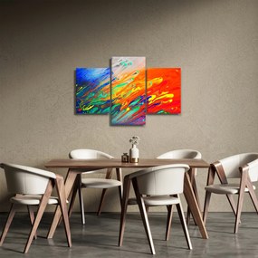 Kép - Színes absztrakció (90x60 cm)