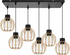 Függő Lámpa Mennyezeti Csillár Fa Boho Díszléc Konyha Asztal Felett Sziget