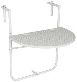 GARTHEN Kerti lógós asztal fehér