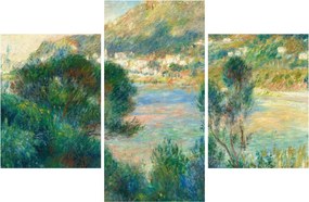Kép - Auguste Renoir, View of Monte Carlo from Cap Martin, reprodukciók (90x60 cm)
