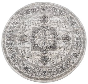 ARBIZU többszínű vintage stílusú bel-/kültéri szőnyeg Ø 120 cm