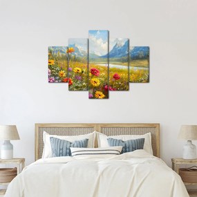 Kép - Festett táj (150x105 cm)