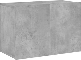vidaXL betonszürke falra szerelhető TV-szekrény 60 x 30 x 41 cm