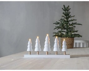 Fehér karácsonyi fénydekoráció Skog – Star Trading