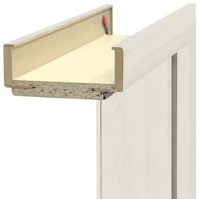 Állítható ajtó tok 120-140 Fehér kőris 75 Jobb (komplett)