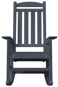 Kerti Hintaszék 2 db Tengerészkék 70x92x107.5 cm HDPE