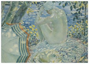 Kép - Frederick Carl Frieseke, On the Bank, reprodukciók (70x50 cm)