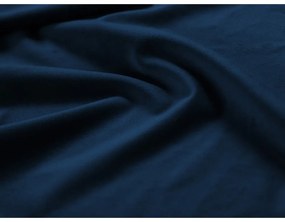 Sötétkék kárpitozott ágyneműtartós franciaágy ágyráccsal 180x200 cm Casey – Mazzini Beds
