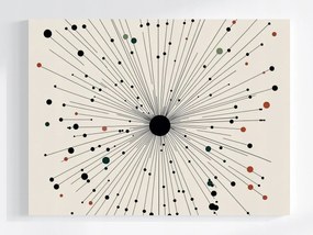 Canvas Vászonkép Grafika Geometria Absztrakt Nap 80x60