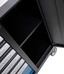 Műhelykocsi szerszámokkal 309 db - 7 fiók + szekrény KD1069