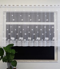 Mg Függöny Irigy Hónaljmirigy Fehér 35991 Húsvét 150x120cm k