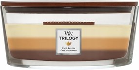 Szója illatgyertya Fa kanóc Cafe Sweets Woodwick Ellipszis