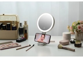 Immax 09103L - LED+CCT Fényerőszabályozható kozmetikai tükör SWEET LED/3W/5V fehér