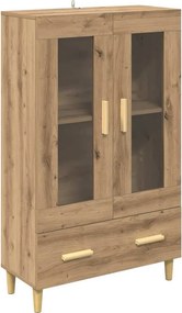 vidaXL Magasfiú fiókkal Artisan tölgy 70 x 31 x 115 cm Faanyag