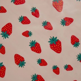 WATERPROOF lemosható asztalterítő 140x200 cm , eper