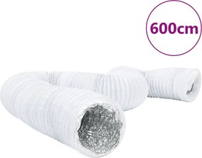 vidaXL alumínium és PVC szellőzőcső 6 m Ø15 cm