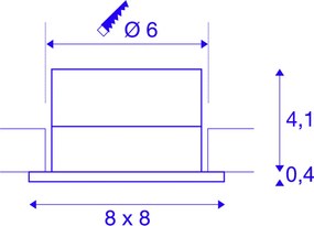 SLV PATTA-I 114436 Beépíthető spotlámpa 1x11W/LED 3000K 910LM IP20/IP65