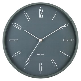 Karlsson 5988GR design falióra szürke, átmérő 30 cm