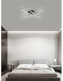 Brilagi - STRIPES LED mennyezeti lámpa 38W/230V, fekete