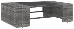 6 részes szürke polyrattan kerti ülőgarnitúra