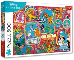 Puzzle - Disney friends - 500 db
