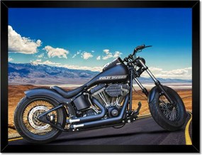 Poszterek keretben 40x30 Harley Davidson Motorkerékpár
