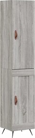 vidaXL szürke sonoma szerelt fa magasszekrény 34,5 x 34 x 180 cm