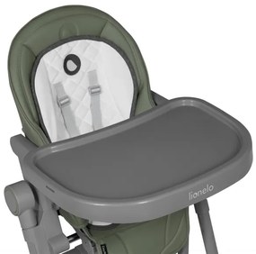 Lionelo - CORA PLUS 2 az 1-ben gyermek etetőszék, olívazöld