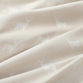 Goldea karácsonyi párnahuzat natura - szarvasok természetes talajon 40 x 40 cm