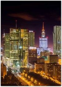 Poszterek 70x100 Város éjszaka