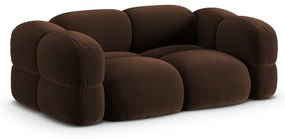 Sötétbarna bársony kanapé 210 cm Loretto – Cosmopolitan Design