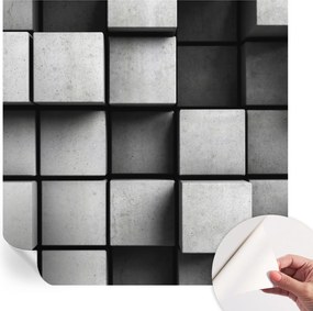 Öntapadós fotótapéta Otthoni szobába Geometrikus kockák 250x250 cm