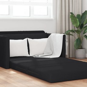 Földi Kanapéágy 2 az 1-ben fekete 124x71x78 cm Szövet