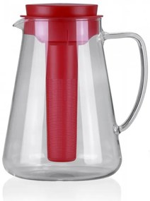 Tescoma Teo 2,5 l szűrővel és hűtővel ellátottkancsó, piros
